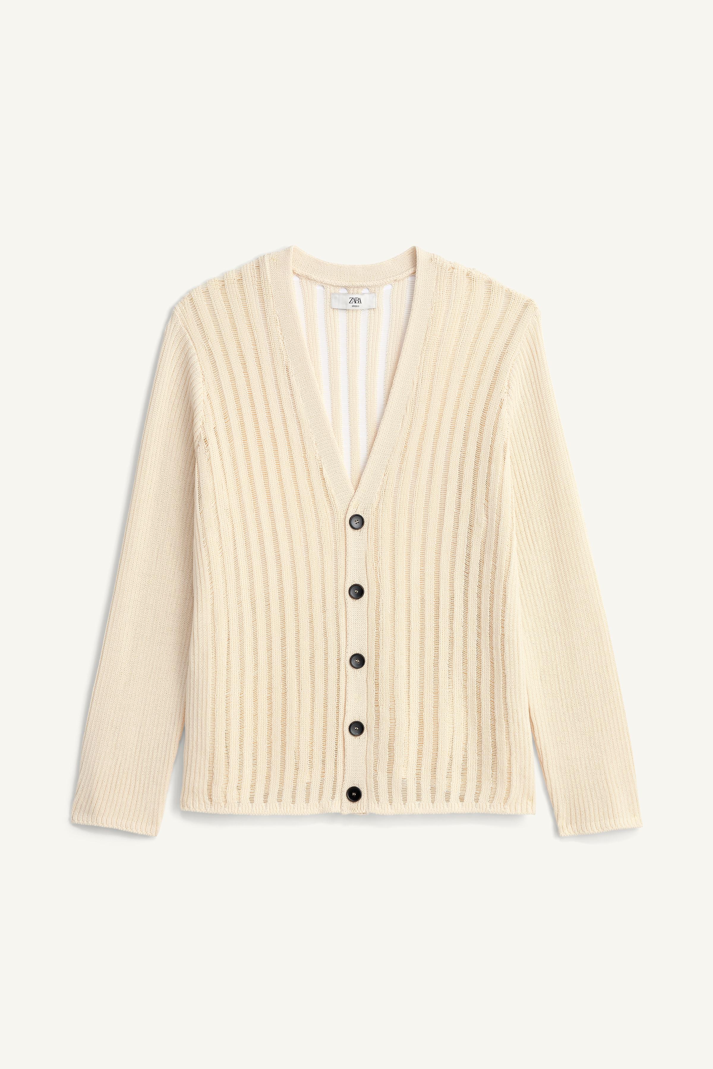 ZARA カーディガン ブルー（青）系 M ZARA(ザラ) カーディガン(メンズ) - ブランド通販のBUYMA