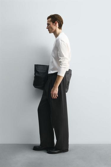 T-SHIRT MERCERISÉ À MANCHES LONGUES LIMITED EDITION - Blanc de Zara - Image 3