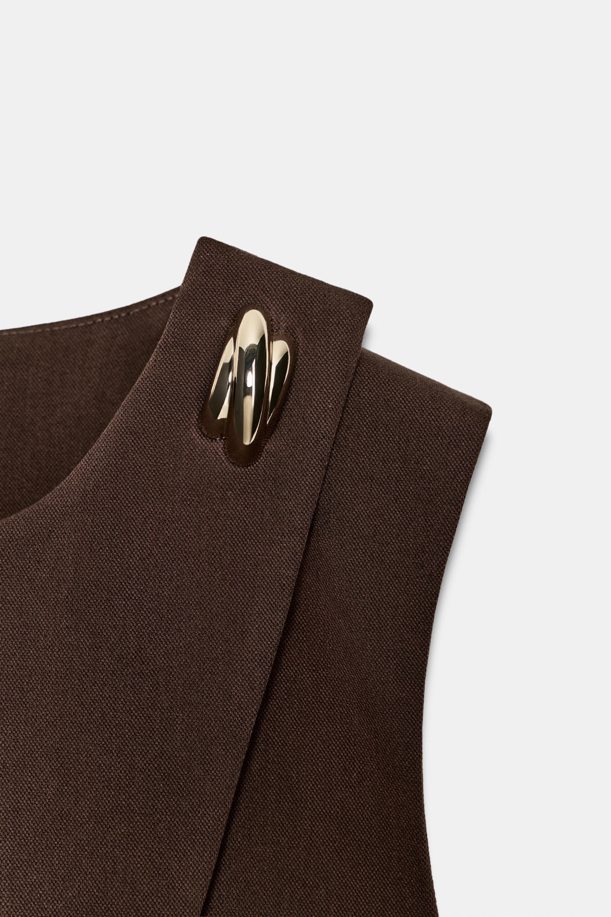 GILET CROISÉ À CEINTURE