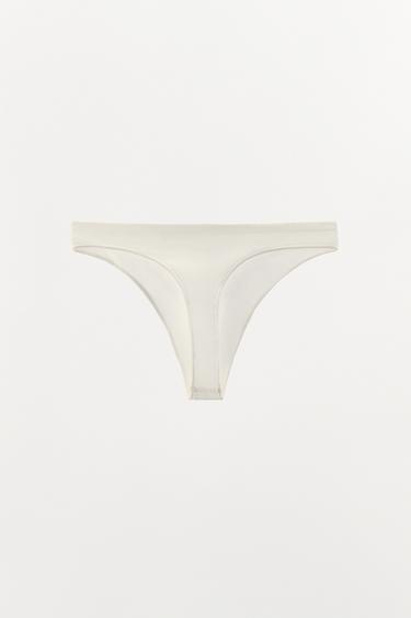 TANGA LISSE SEAMLESS - Blanc de Zara - Image 5
