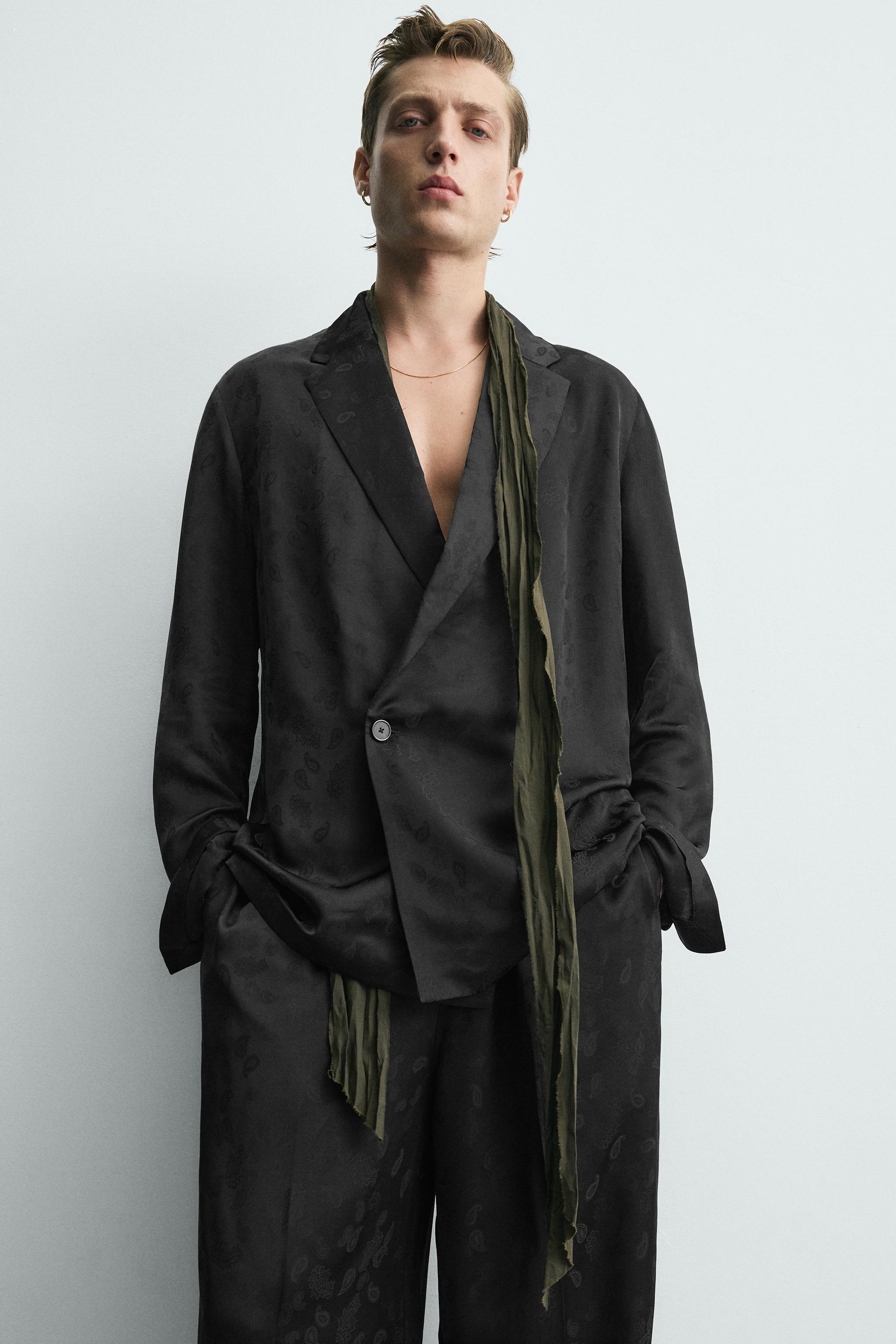 PAISLEY JACQUARD FLUID SUIT BLAZER LIMITED EDITION