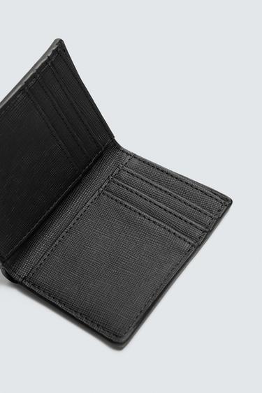 PORTE-CARTES VERTICAL TEXTURÉ - Noir de Zara - Image 2