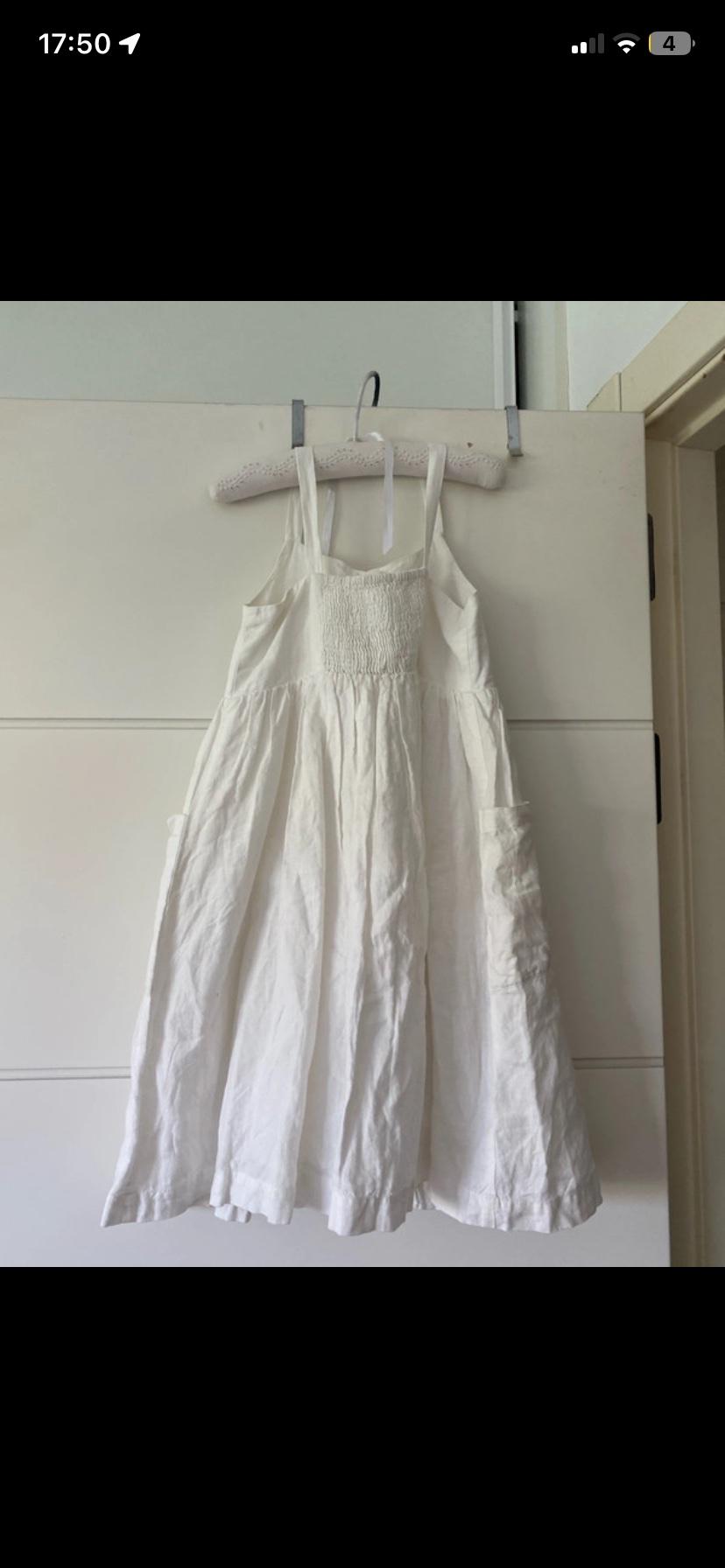 BUTTONED LINEN DRESS - Image 2
