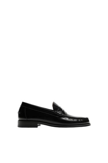 MOCASIN PIEL ANTIFAZ - Negro de Zara