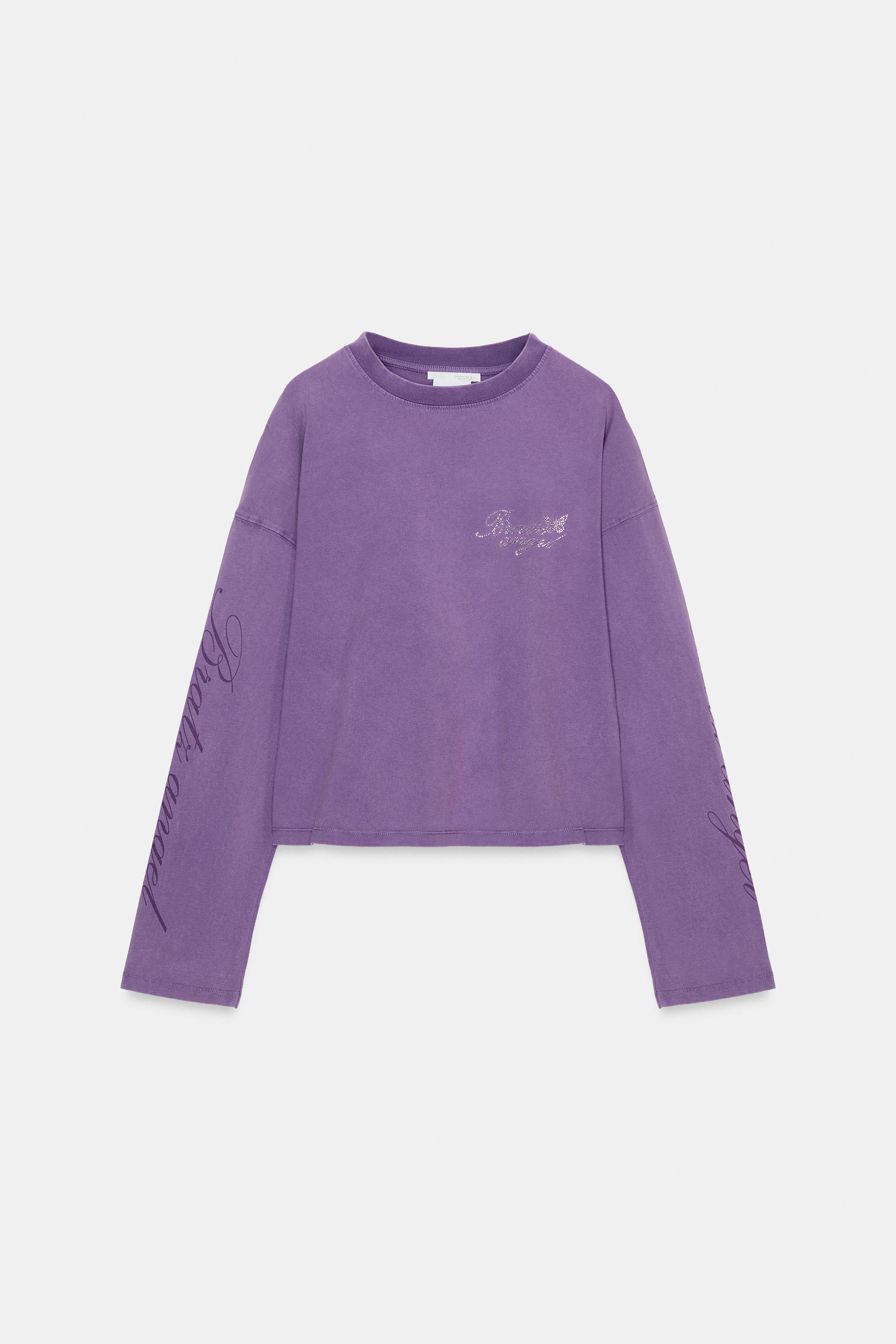 BRATZ® OVERSIZE T-SHIRT - Mor | ZARA Türkiye / Turkey