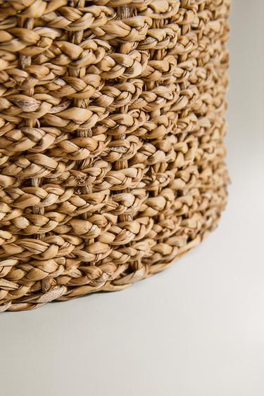 ROUND SEAGRASS BASKET - Light beige by Zara - Image 2
