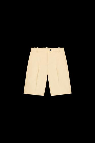 LANGE BERMUDASHORTS ZW COLLECTION - Hellgelb von Zara - Bild 0