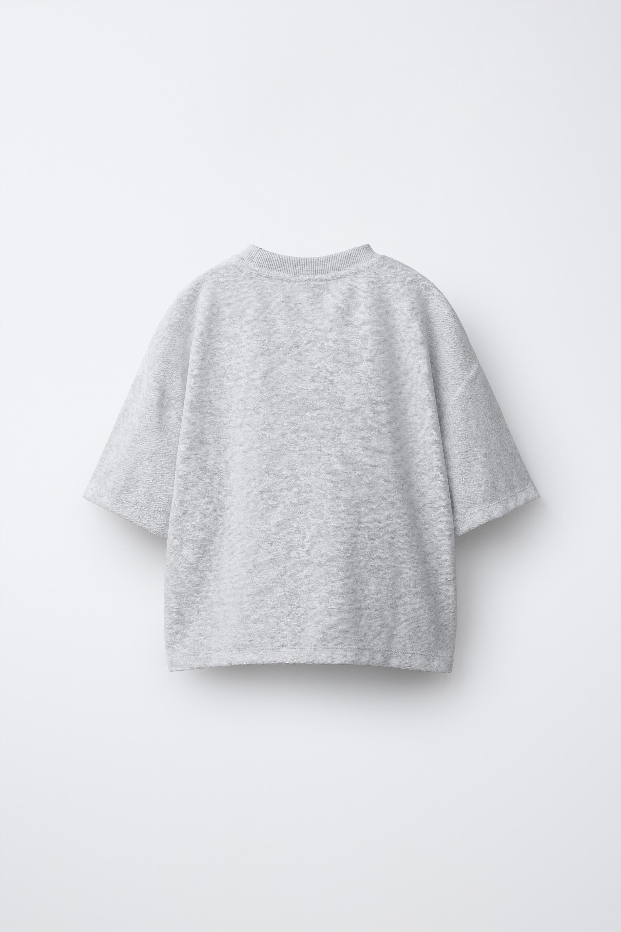 TOWEL EFFECT T-SHIRT AND BERMUDA SET