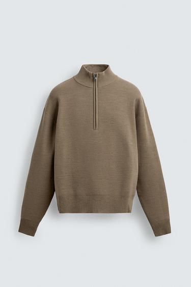 Sweat Regular Fit à motif chevron - Beige clair - HOMME | H&M FR