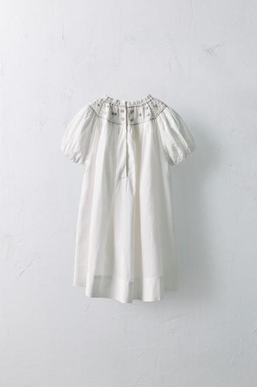 AGES 2-5/ LIMITED EDITION EMBROIDERED FLORAL DRESS - White by Zara - Image 1