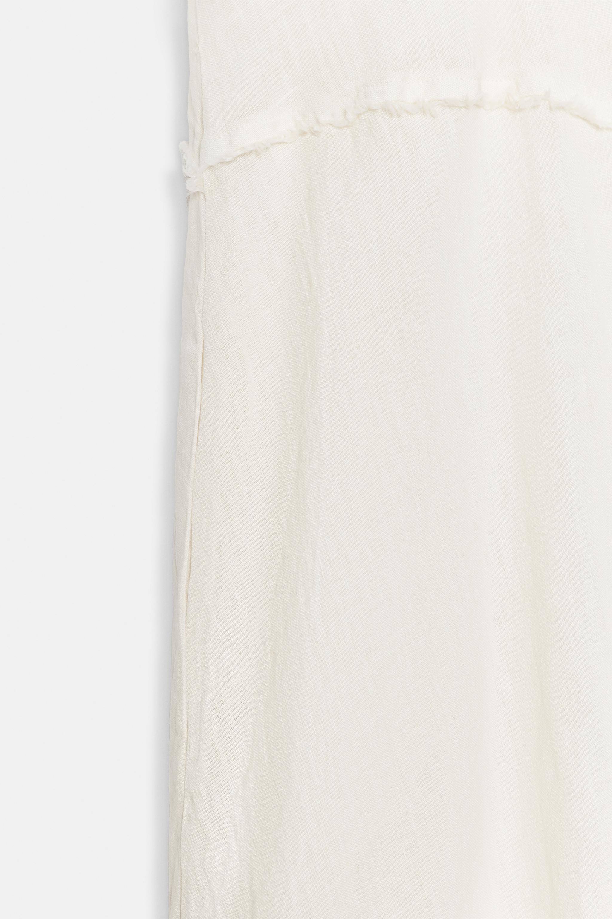 ZW COLLECTION 100% LINEN MIDI DRESS