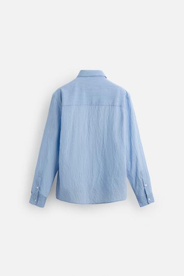 STRIPED FLOWING SHIRT - striped by Zara - Image 9