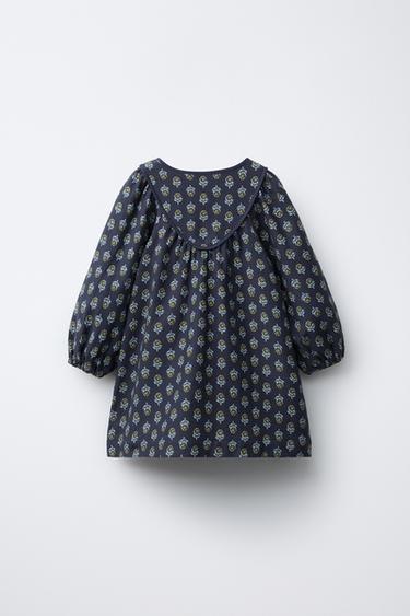 FLORAL PRINT DRESS - Blue by Zara - Image 1