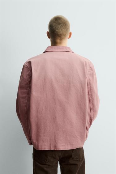RELAXED FIT WASHED JACKET - Pink by Zara - Image 2