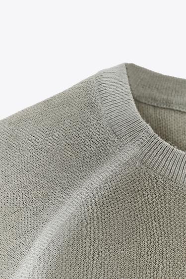 TOP EN MAILLE EFFET DÉGRADÉ - Gris de Zara - Image 5