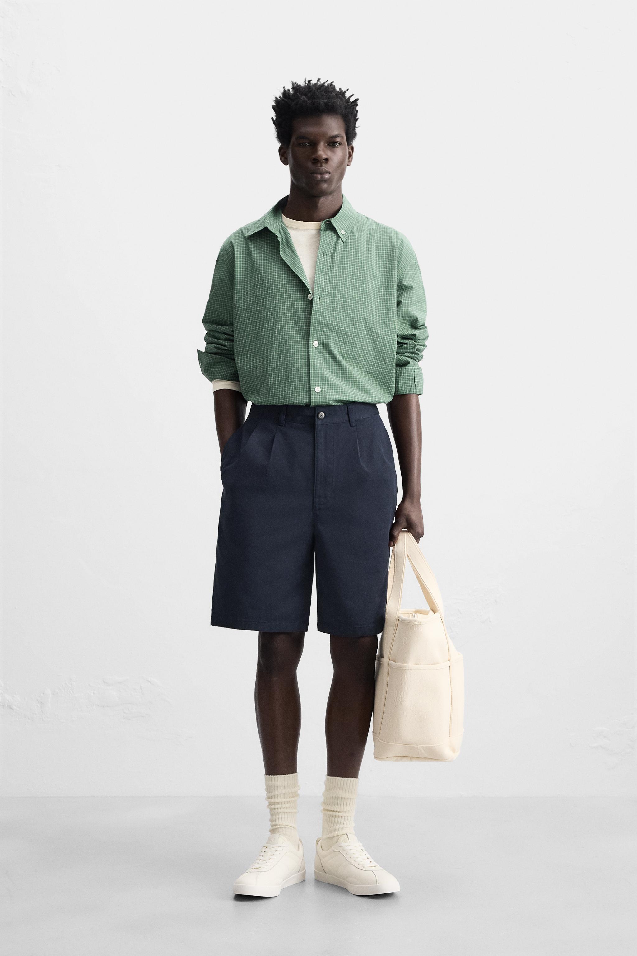 ブルーショートパンツ – メンズ | 最新コレクション | ZARA 日本 ブルーショートパンツ – メンズ | 最新コレクション | ZARA 日本