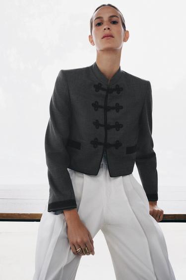 ZW COLLECTION BARREL TROUSERS - White by Zara - Image 3