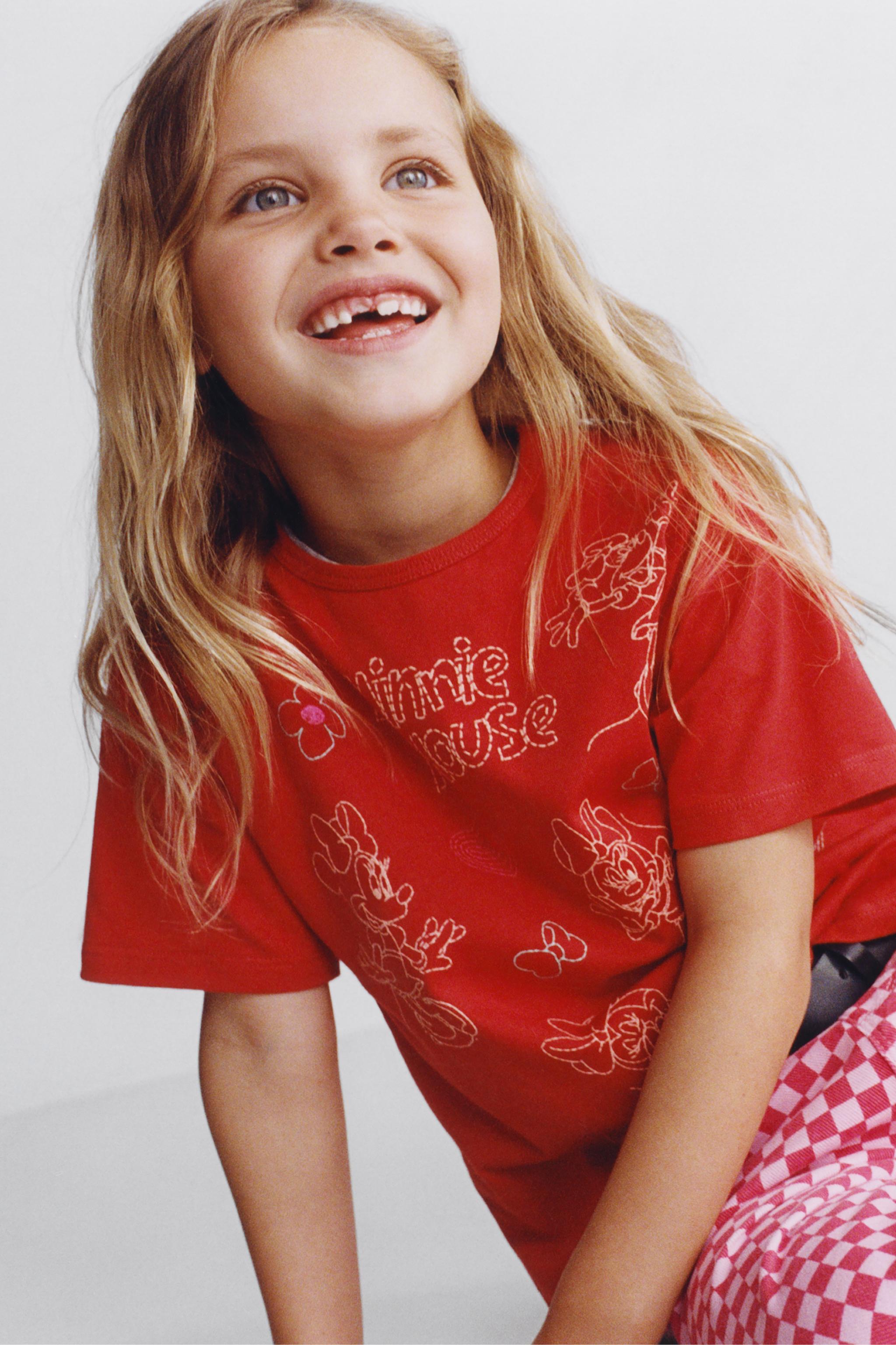 Детские футболки Zara MINNIE MOUSE © DISNEY T-SHIRT
