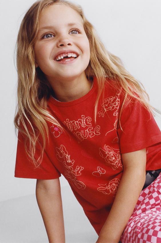 T-SHIRT MINNIE MOUSE © DISNEY - Rouge de Zara - Image 4