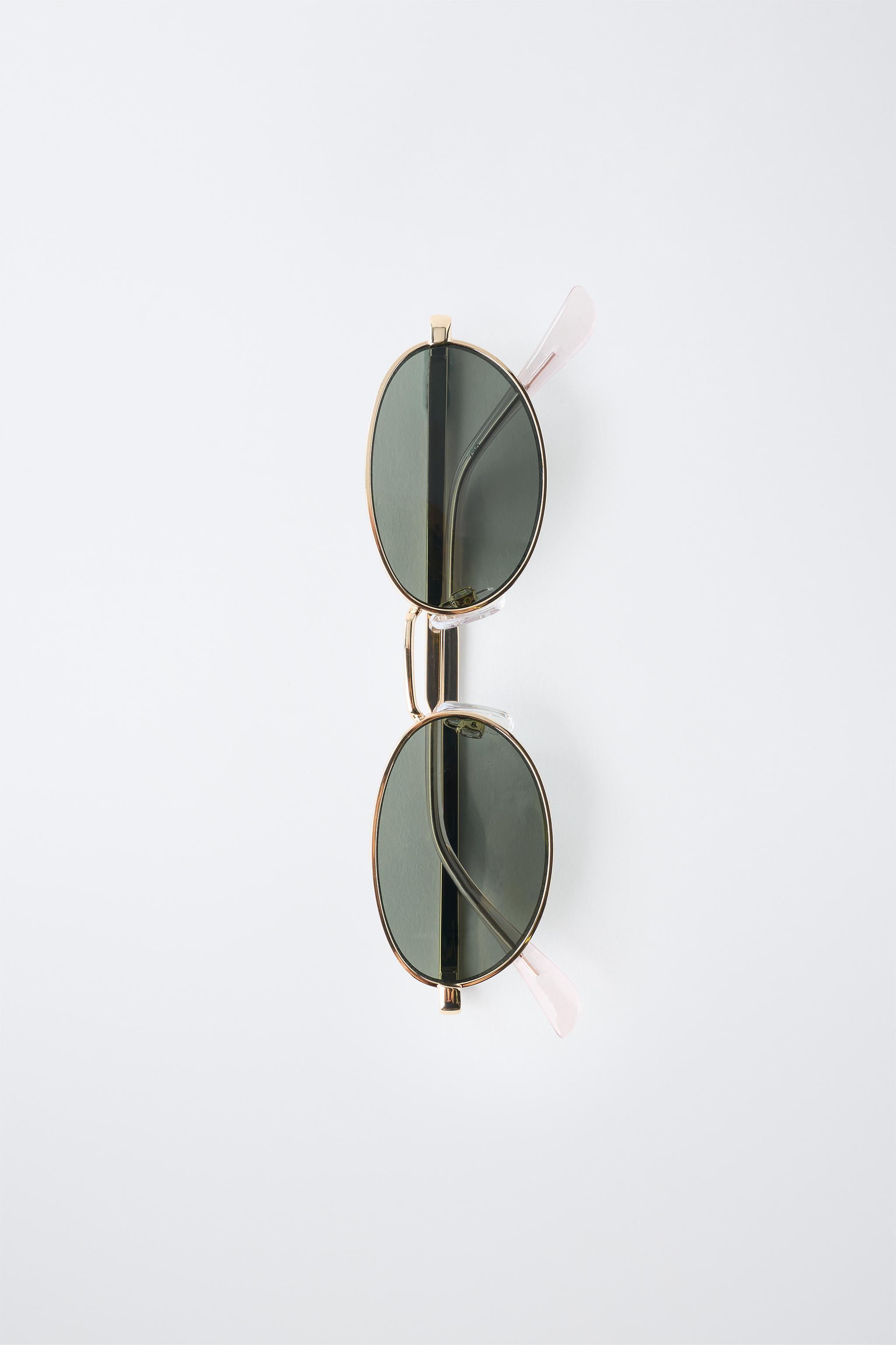 LUNETTES DE SOLEIL MÉTALLIQUES OVALES