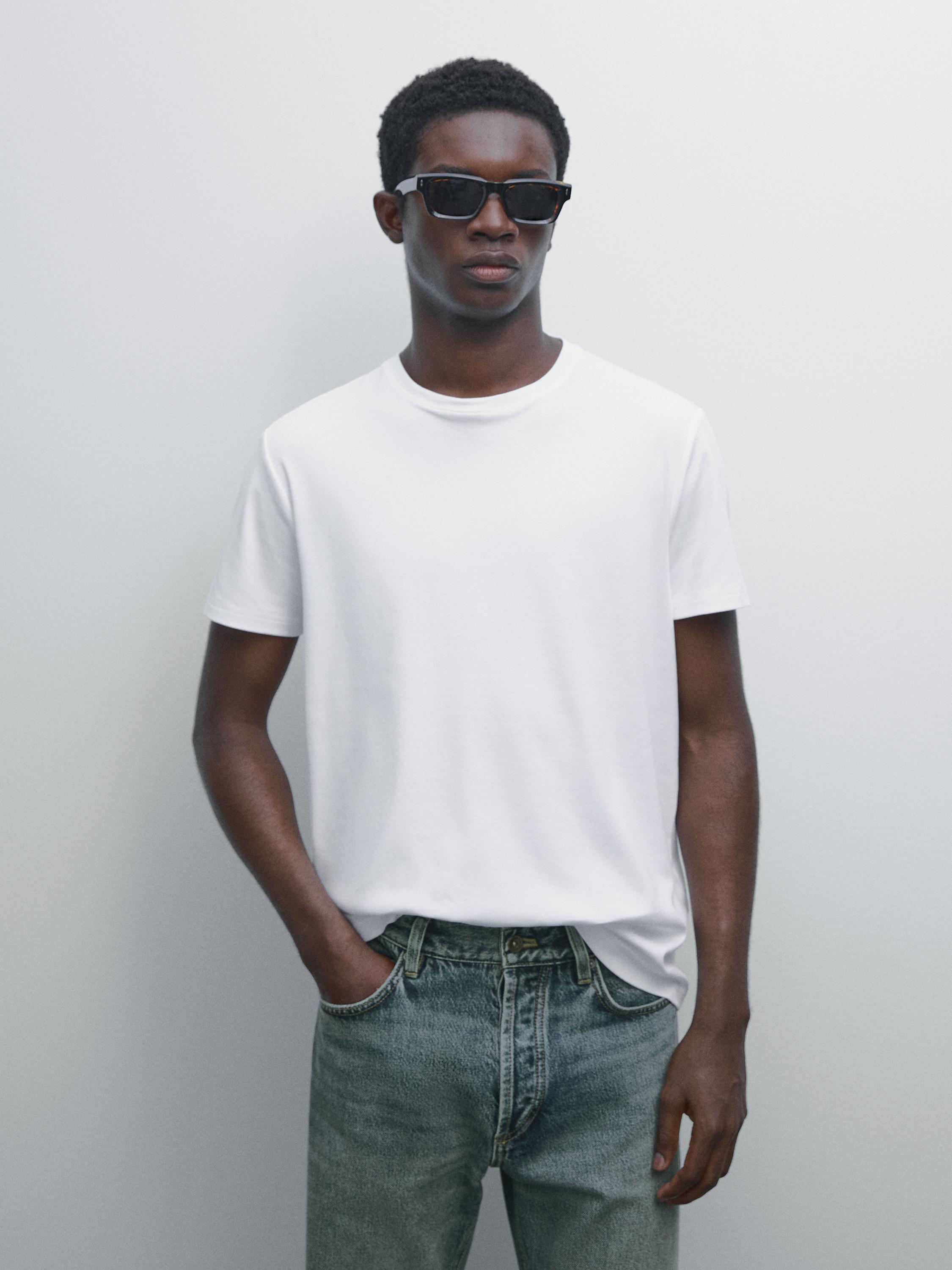 T-shirt 100 % coton mercerisé