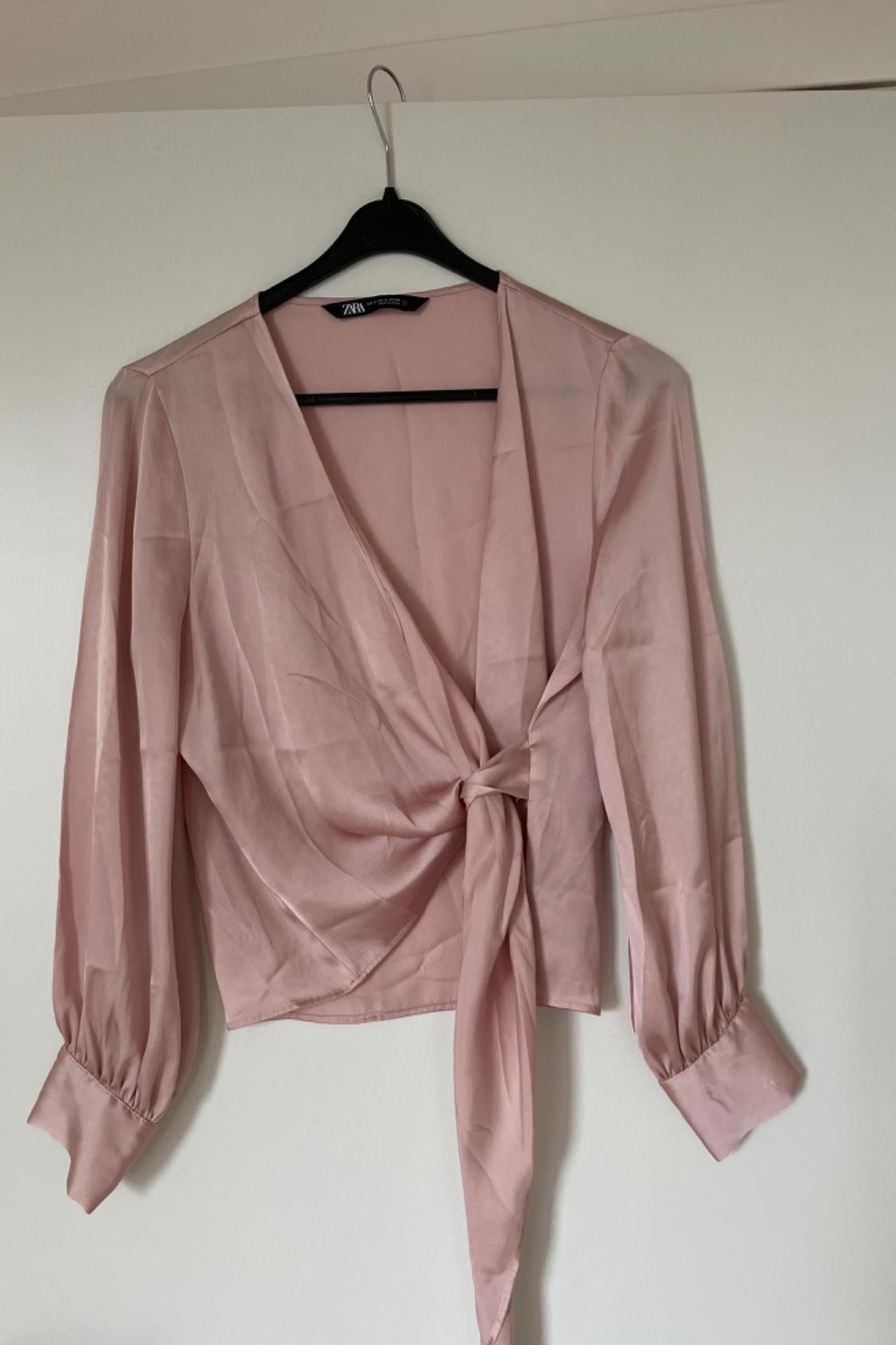 SATIN CROSSOVER TOP