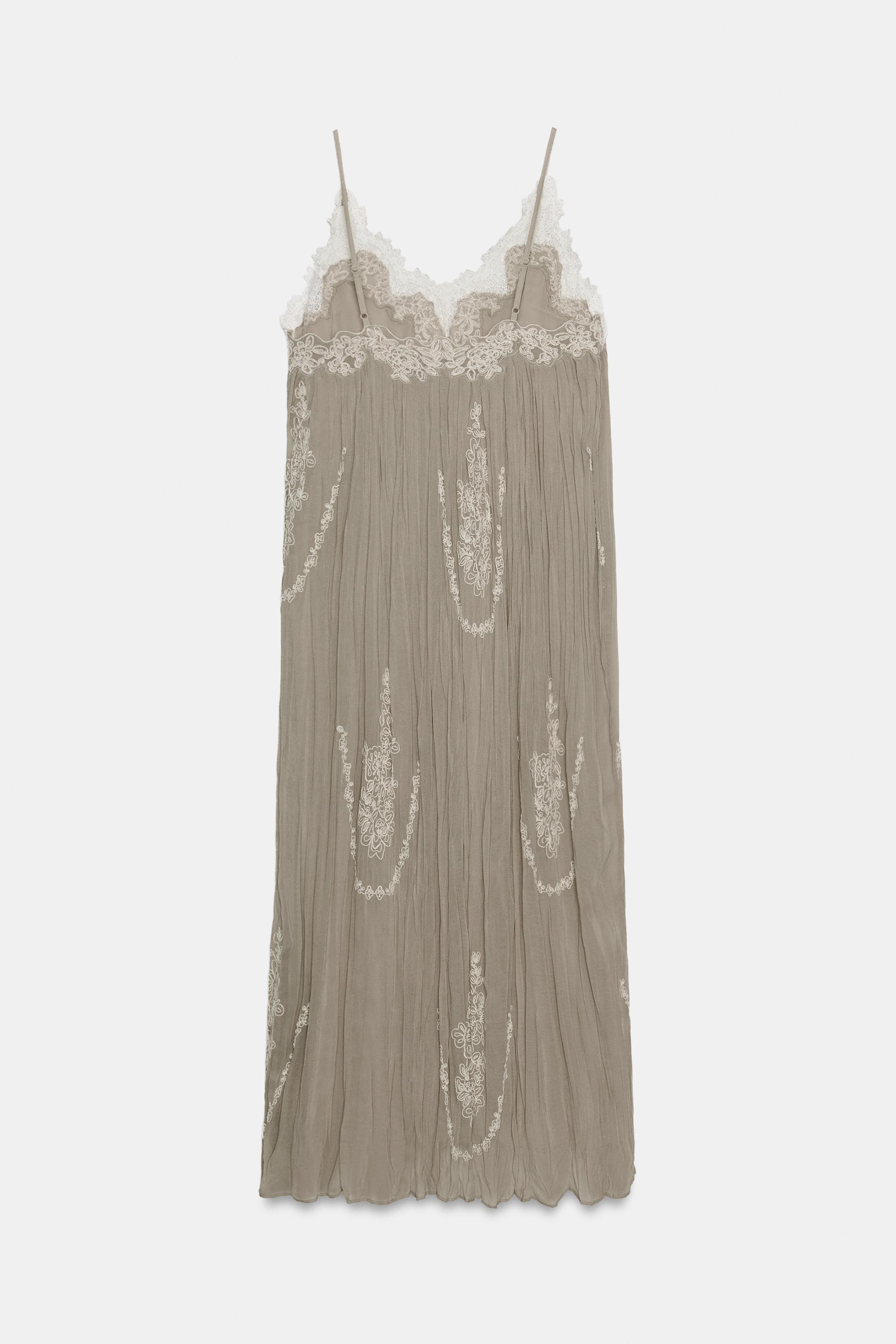 ZW COLLECTION EMBROIDERED MAXI DRESS