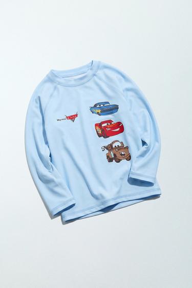 Zara 1-6 YEARS/ CARS LIGHTNING MCQUEEN © DISNEY SWIM T-SHIRT - Blue
