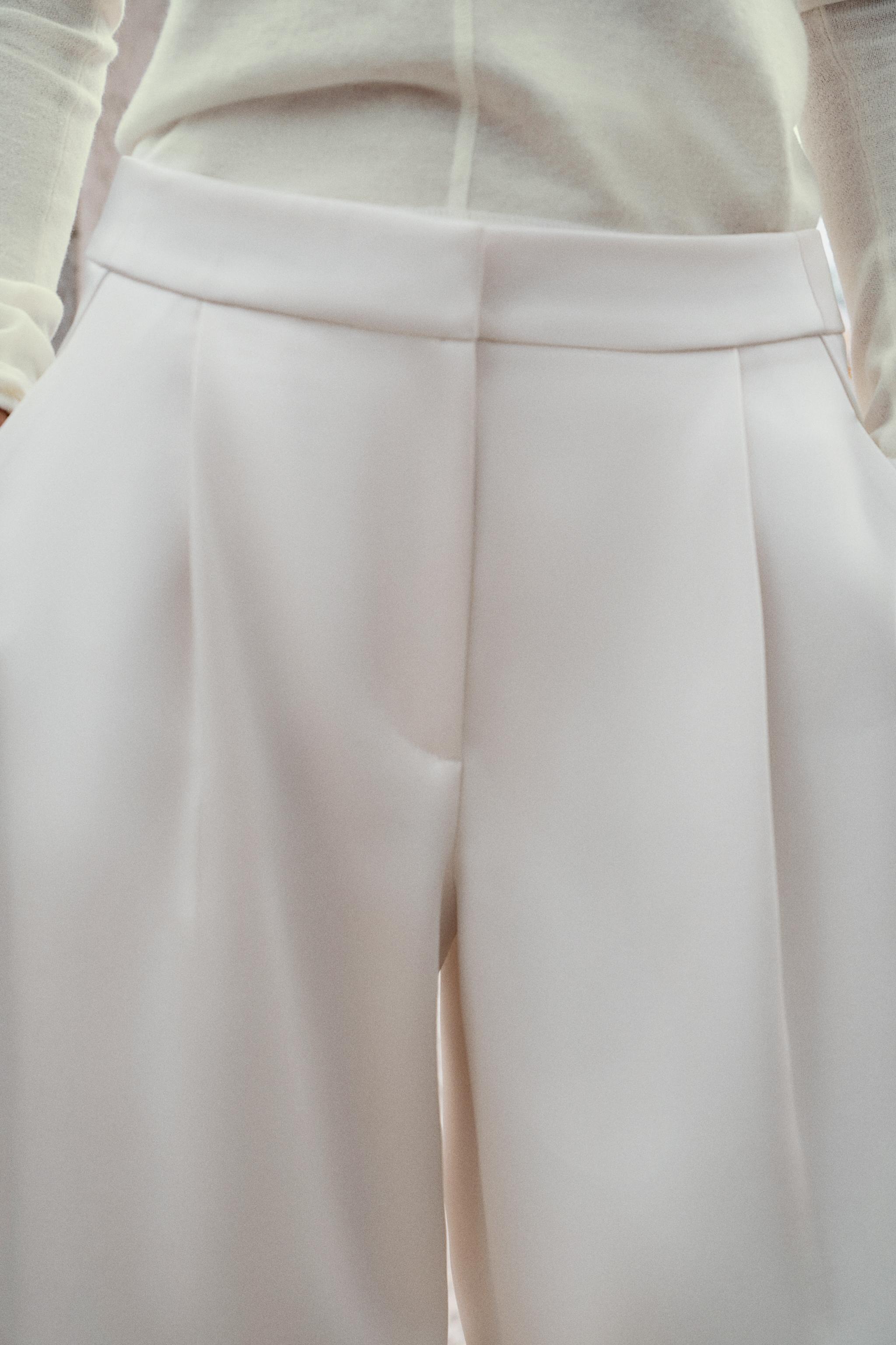 PANTALON BARREL SATINÉ