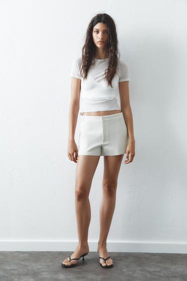 BASIC SHORTS - Oyster-white by Zara