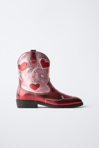 Zara FANTASY COWBOY BOOTS - Pink