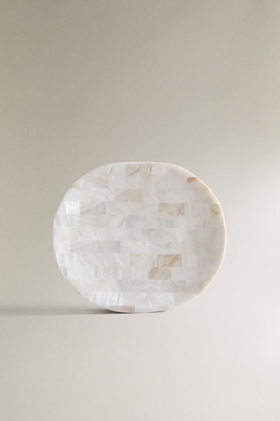 MOTHER-OF-PEARL-EFFECT BATHROOM SOAP DISH - Light beige | ZARA United ...
