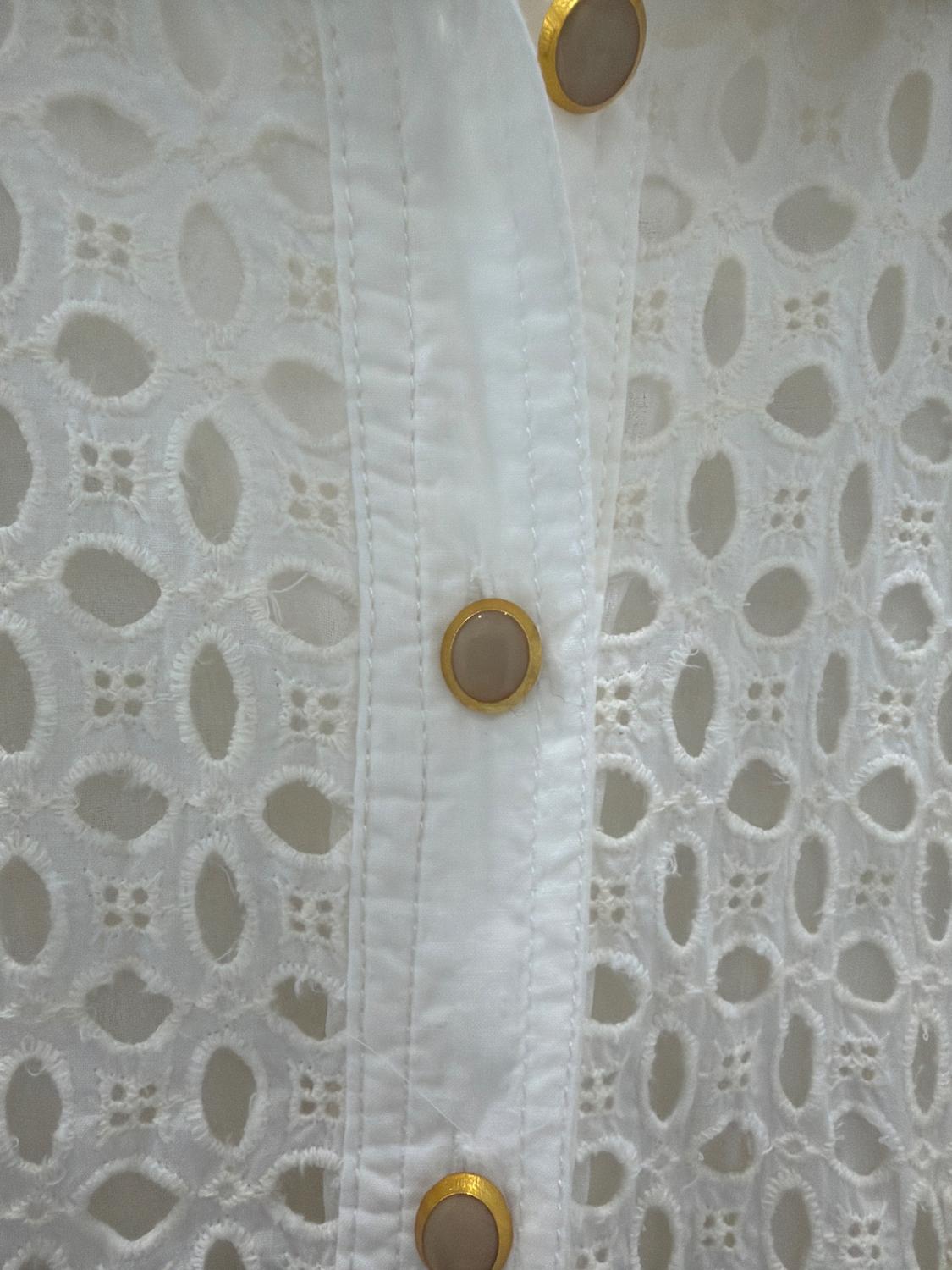 OPENWORK EMBROIDERED DRESS - Image 4