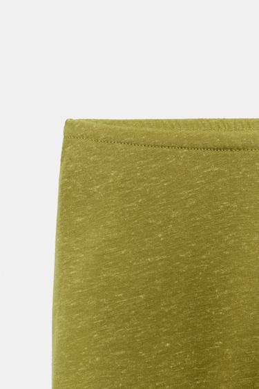 FLOWING LONG SKIRT - Fluorescent lime by Zara - Image 8