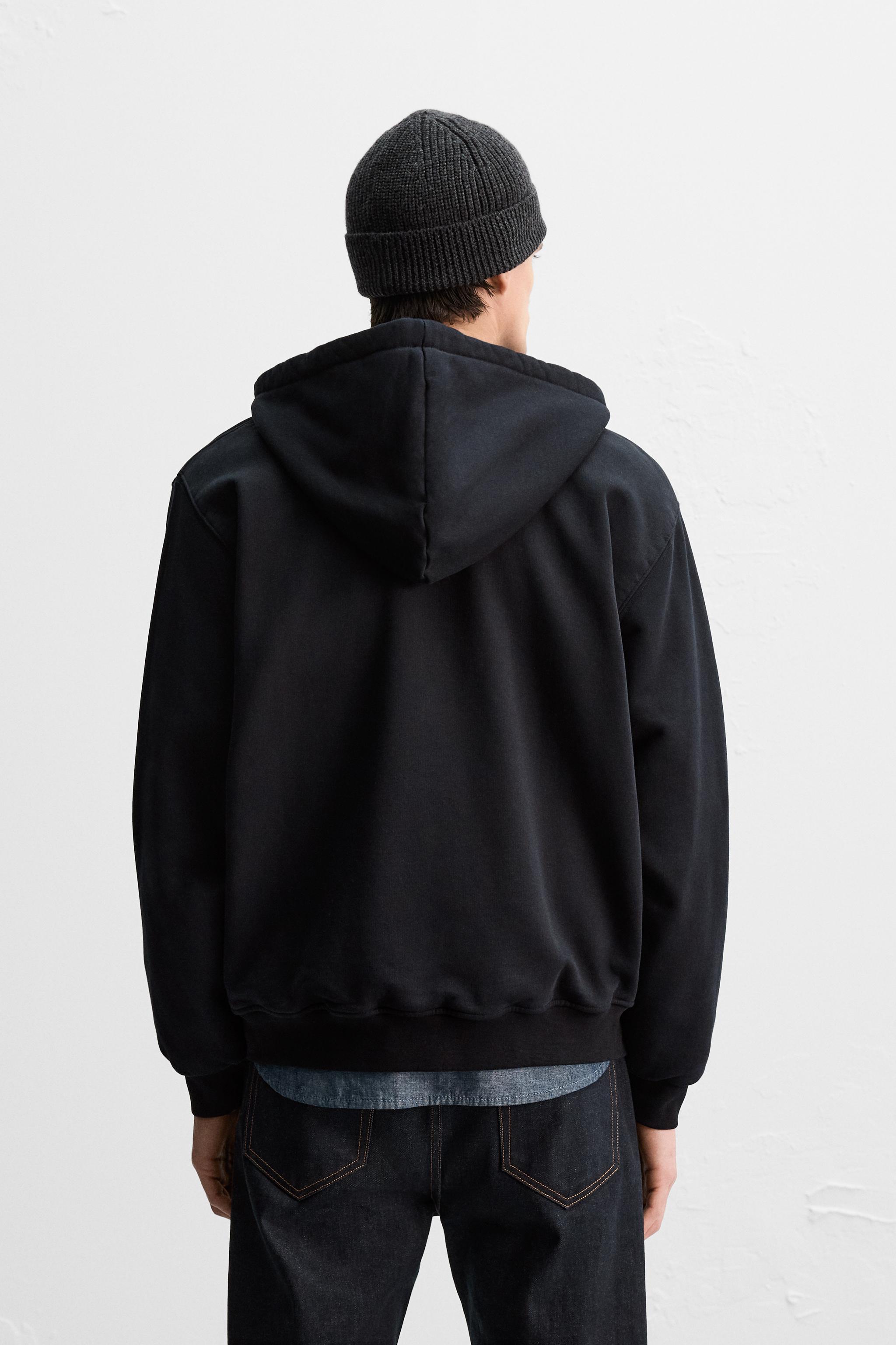 HEAVY WEIGHT HOODIE - Dark navy | ZARA Australia