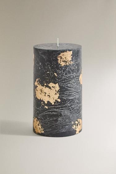 WINTER CYPRESS LARGE CYLINDER SCENTED CANDLE - whisky by Zara - Image 0
