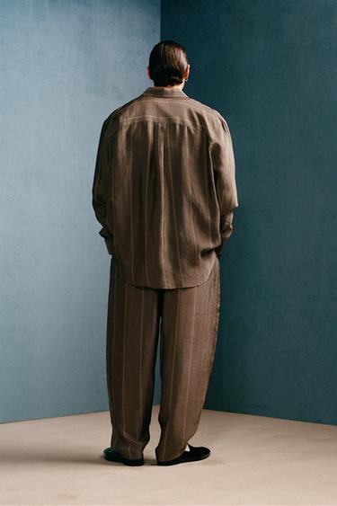 PANTALON JACQUARD CUPRO WILLY CHAVARRIA X ZARA - Vert gris de Zara - Image 2