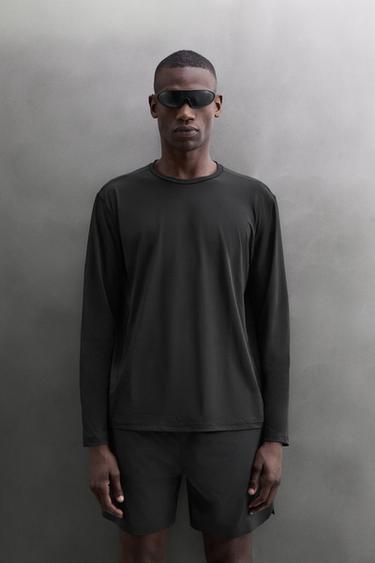 TECHNICAL LONG SLEEVE TRAINING T-SHIRT — Black 2