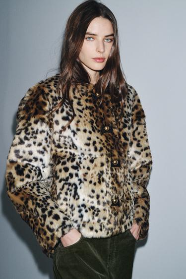 ZW COLLECTION ANIMAL PRINT JACKET - Leopard by Zara