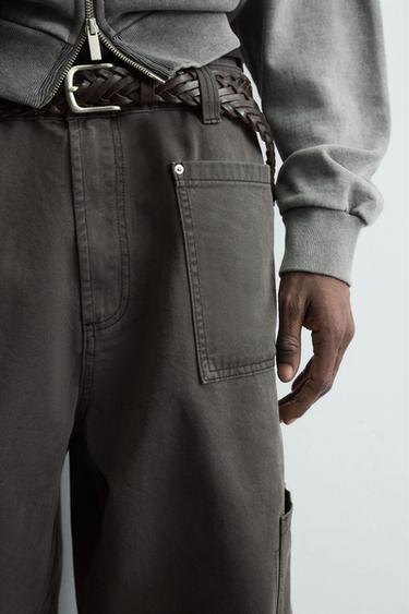 MULTI-POCKET TROUSERS - Dark grey by Zara - Image 4
