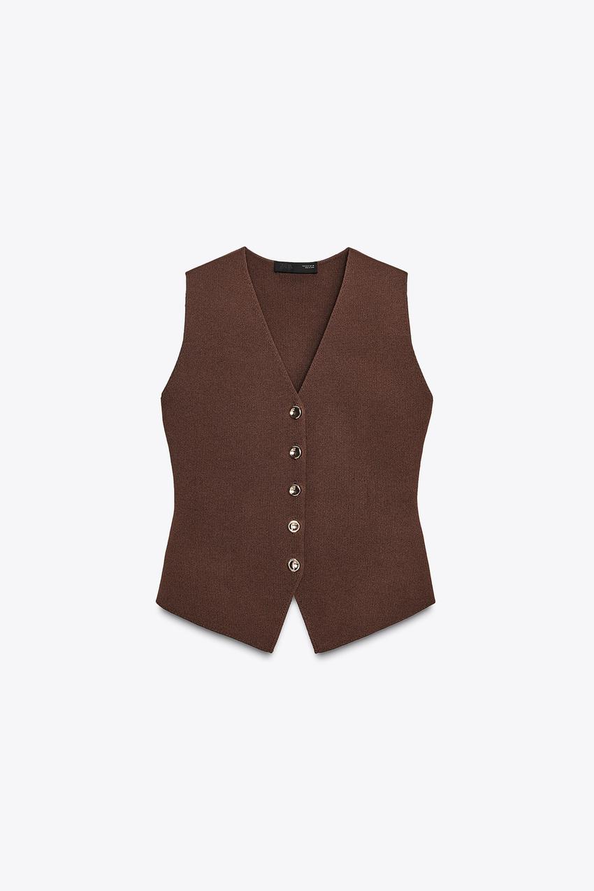 SMOOTH KNIT VEST TOP
