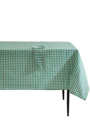 TOVAGLIA A QUADRI VICHY - Verde di Zara
