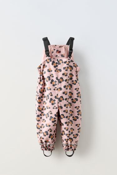 Zara RUBBERIZED MOON OVERALLS - Pink - Image 0