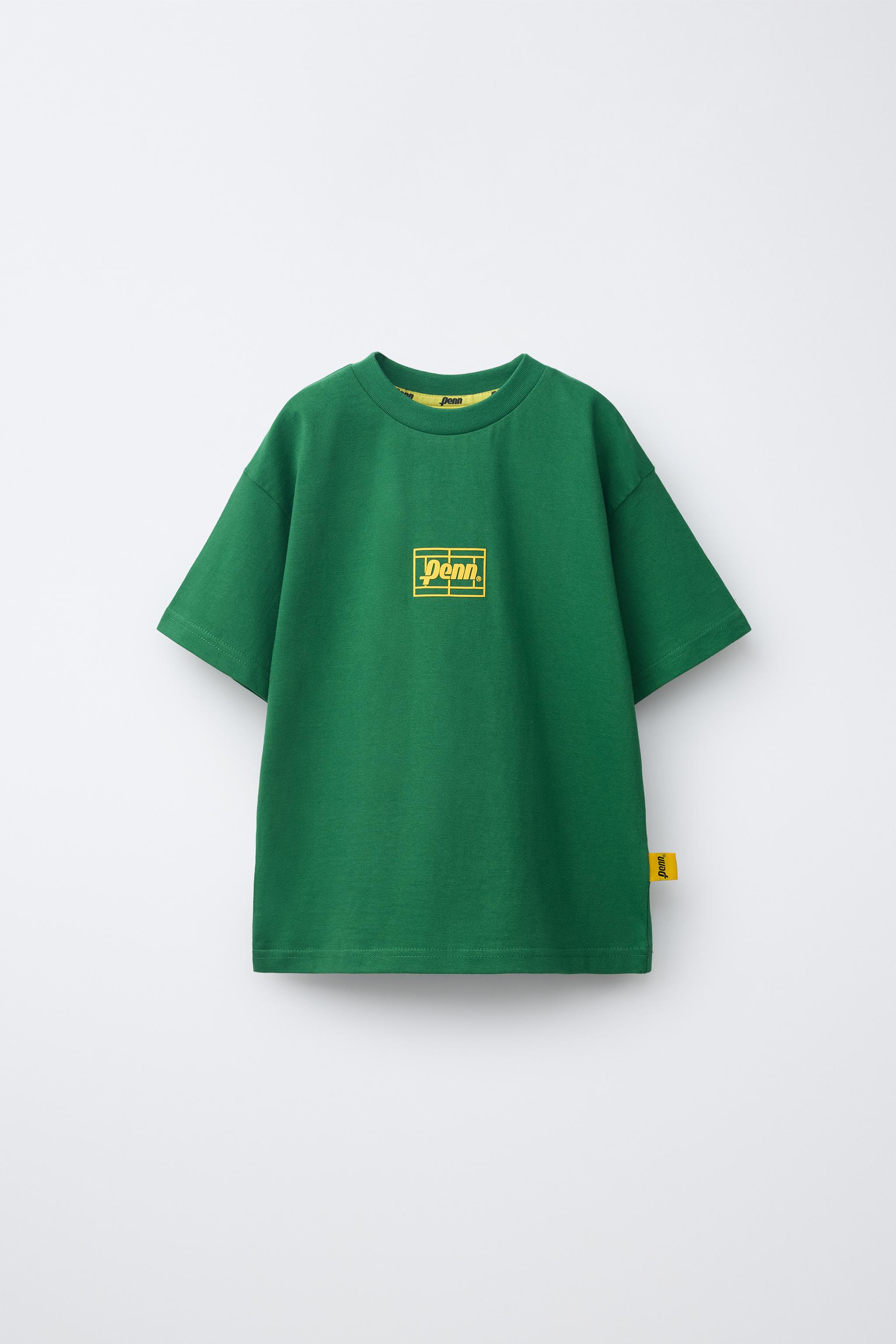 PENN © プリントTシャツ - グリーン | ZARA Japan / 日本