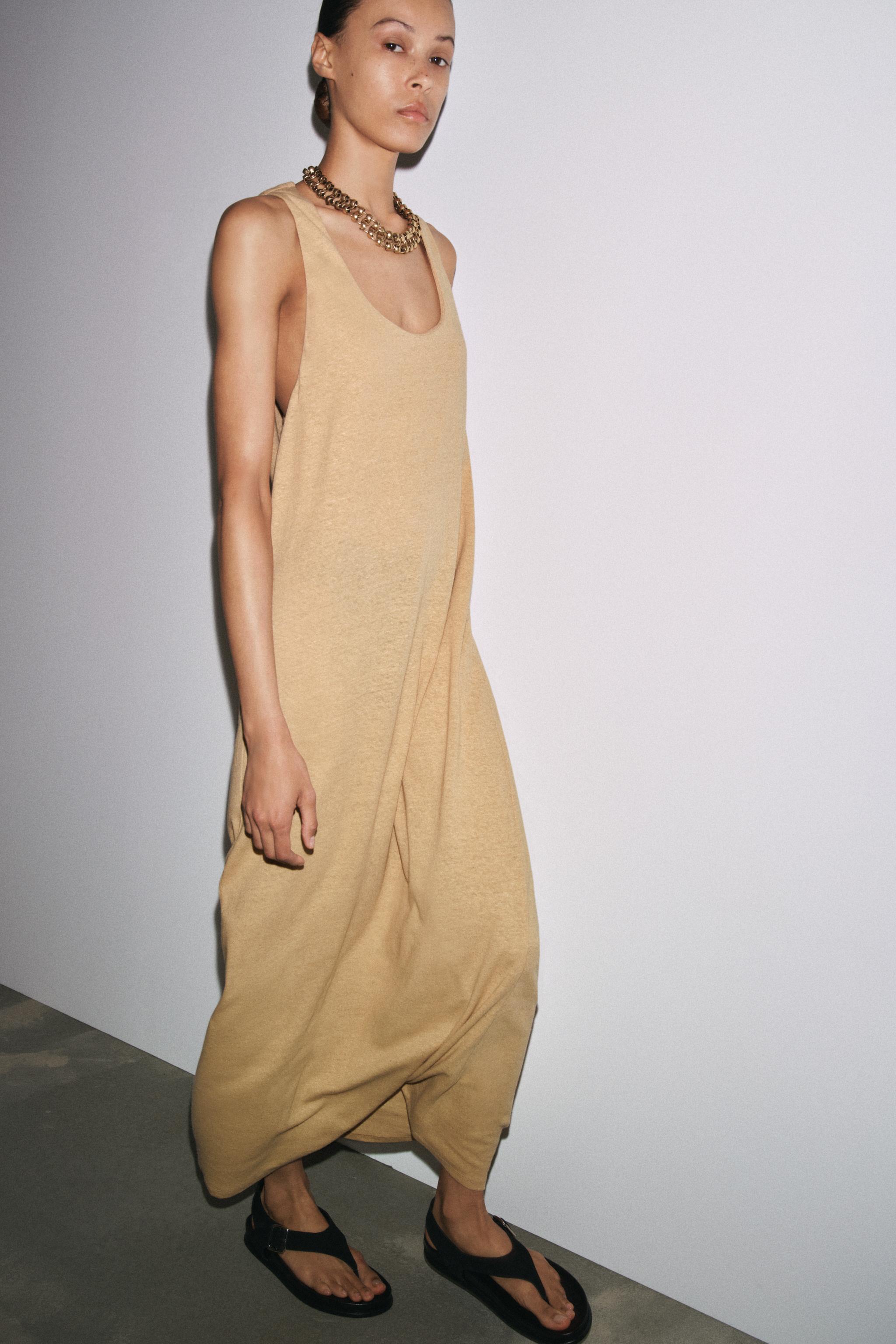 レディースブラウンドレスワンピース | ZARA 日本 レディースブラウンドレスワンピース | ZARA 日本