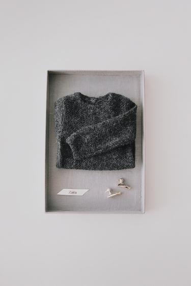 WOOL BLEND JUMPSUIT - Dark grey by Zara