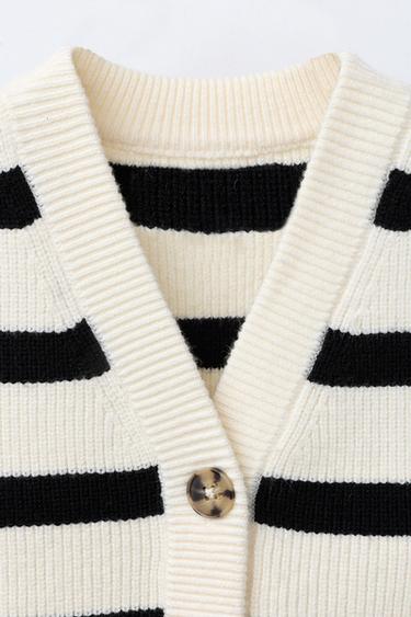 STRIPED KNIT VEST - striped by Zara - Image 2