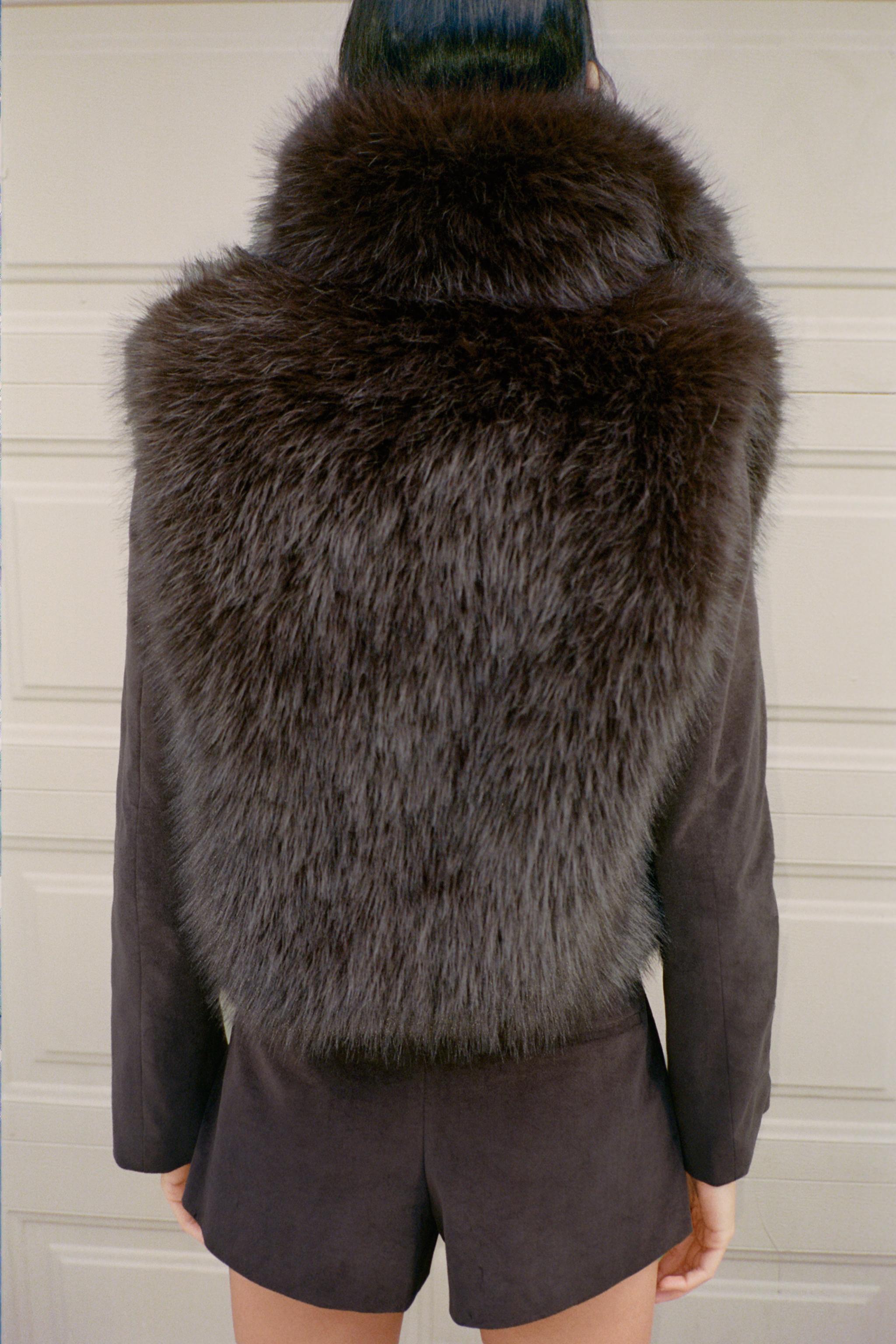 FAUX FUR VEST