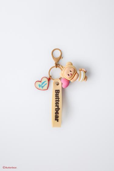 BUTTERBEAR © TEDDY BEAR KEY RING - Light brown by Zara - Image 3