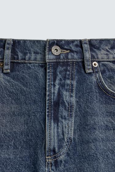 JEANS STRAIGHT ANKLE FIT - Indigo de Zara - Image 8